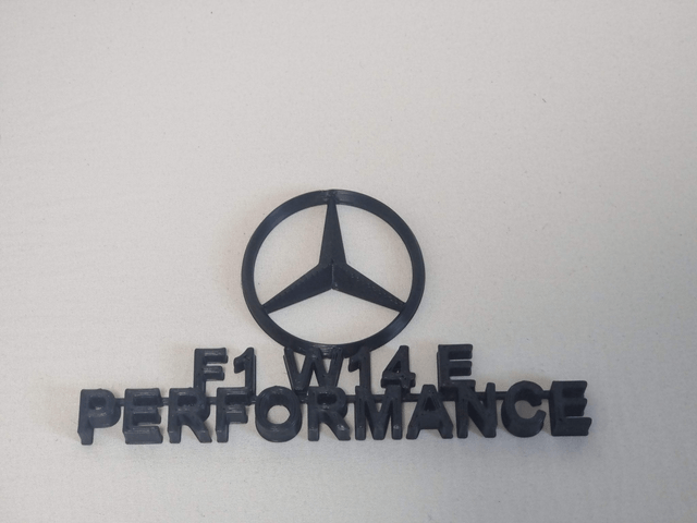 LEGO Technic Mercedes F1 Formula 1 Race Car EXCLUSIVE DISPLAY PLAQUE 42171
