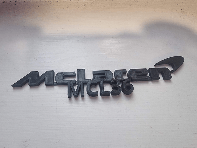 LEGO Technic McLaren F1 Formula 1 Race Car EXCLUSIVE DISPLAY PLAQUE