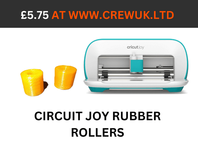 2Pcs Cricut Joy Replacement Rubber Rollers Spares Repair DIY  